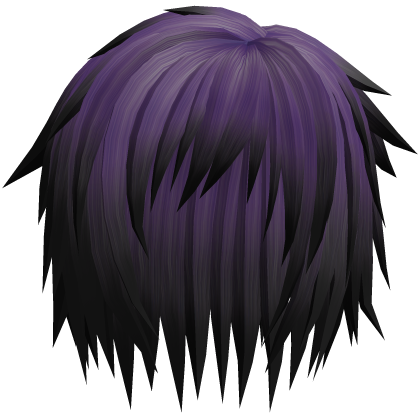 purple fading messy gothic boy hair 108. Roblox item
