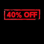 40% off 