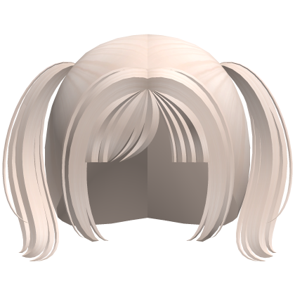 ♡ soft moe cutie pigtails in light blonde