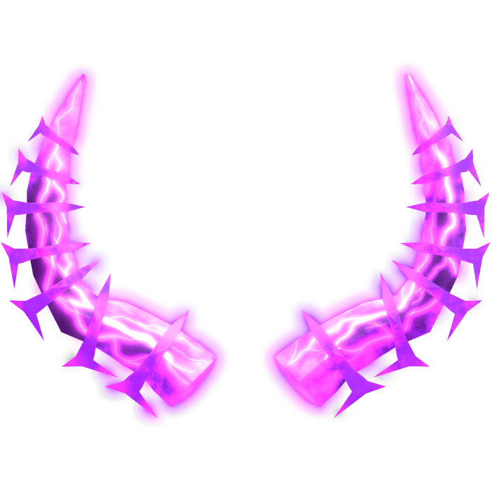 Glowing Pink Storm Horns