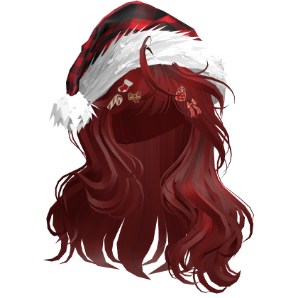 Lush Christmas Waves w/Santa Hat (Red)
