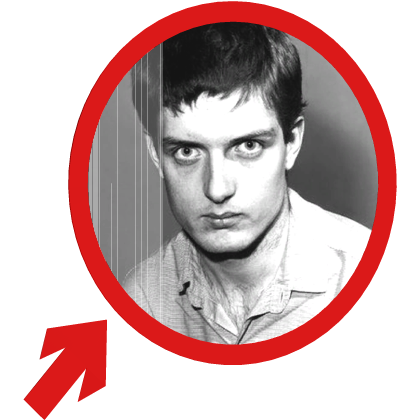 (Animated) Ian Curtis - Joy Division Arrow
