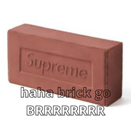 stare at a brick.
