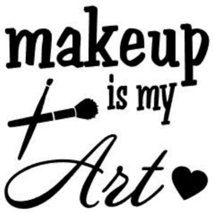 makeup is my art quote Roblox decal