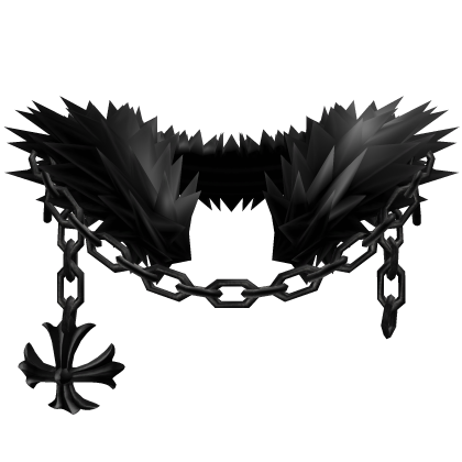 Black Shoulder Fur w Keychain