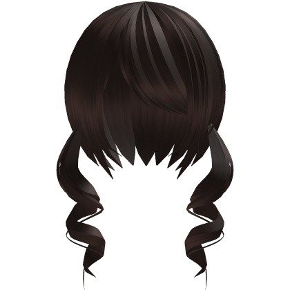 ʚ♡ɞ cute soft curly twintails in brown Roblox item