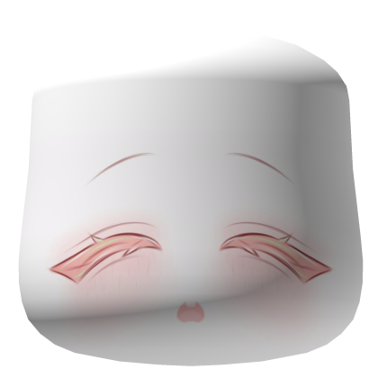 ♡ : Happy Chibi Closed Eyes Blushing Anime Roblox item