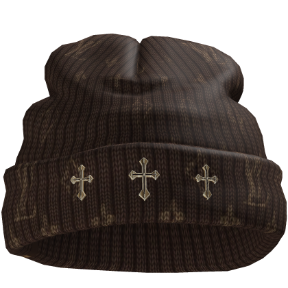LV Chrome Crosses Worn Beanie