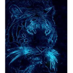 Blue Flaming Tigers
