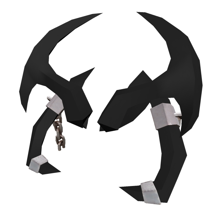 Wraith Silver Chained Horns