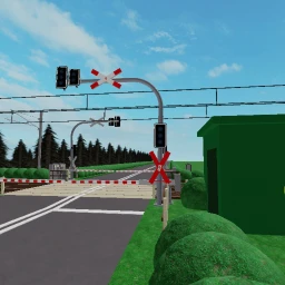 Germany railroad crossing  icon
