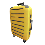 Yellow  Suitcase Body Backpack