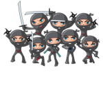 Amazing Ninja Sword Men