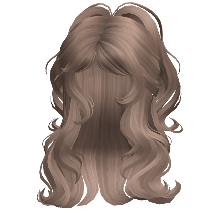♡ Voluminous Half up Half Down (Milktea Brown)