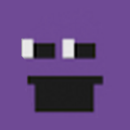 Purple Guy Face Roblox decal