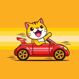 cat racing!
