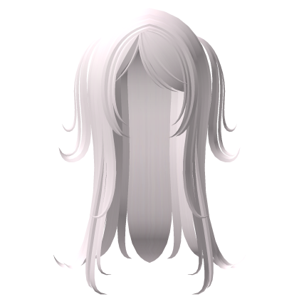 🤍† long cute wispy curly pigtails pastel pink thumbnail