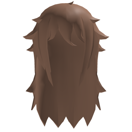 💗Kawaii Low Poly Long Anime Hair Brown