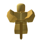 Golden King Statue