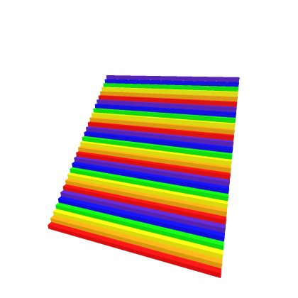 Disappearing Stairs Rainbow Set For Obbies
