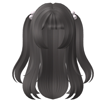 ˗ˏˋ ♡  kawaii wavy pigtails in ash brown Roblox item