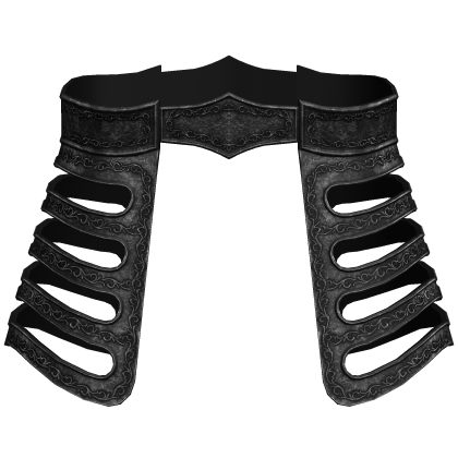 Black Gothic Knight Waist