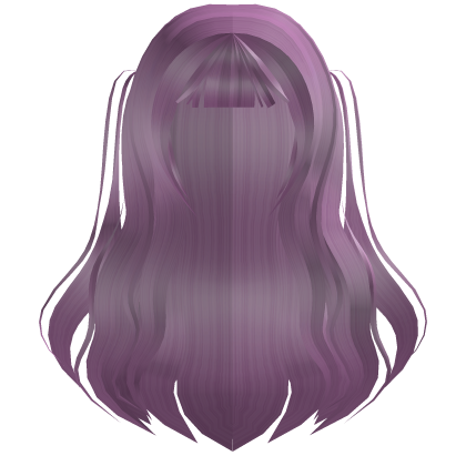 𐂯 ethereal wavy twintails in purple Roblox item