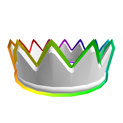 Cartoony Rainbow Crown Roblox item