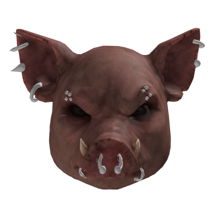 Pierced Pig Head