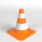The traffic cone army!