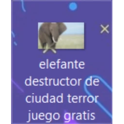 elefante destructor de ciudad terror juego gratis icon