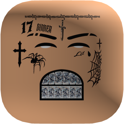 Da Hood Tattooed Rapper w Diamond Grillz v2