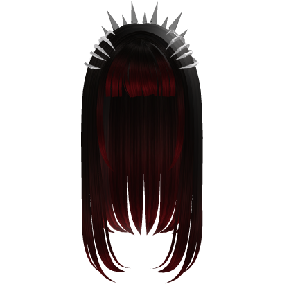 spines halloween punk skeleton gradient [red]