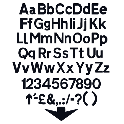 Paco's UK Road Signs Font 3D Text Pack (Temporary)