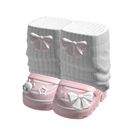 Pink Charm Doll Platform Shoes