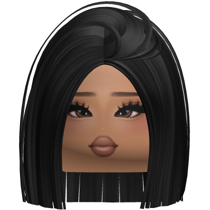 Straight Short Baddie Bob (Black)