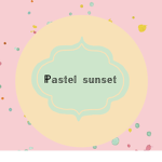 Pastel sunset bffs