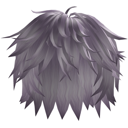 Light Purple Fluffy Messy Layered Anime Hair 