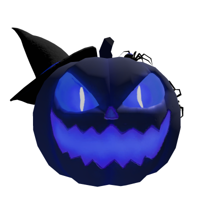 [Animated] Neon Blue Pumpkin Halloween 🎃