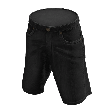 y2k Black Jean Shorts thumbnail
