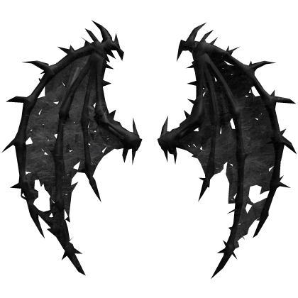 Black Gothic Demon Wings