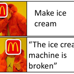 go to mcdonalds at 9AM
