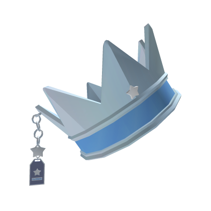 Cute Keychain Blue Crown