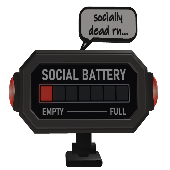 Social Battery Shoulder Meter