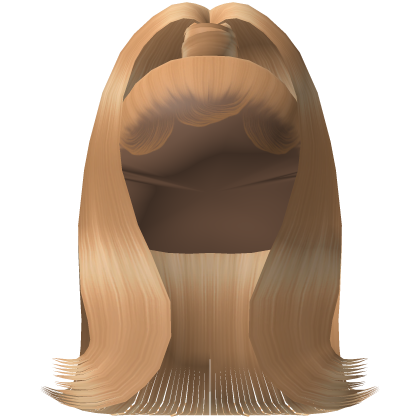 Sleek Flipped Out Ponytail w/ Edges (Blonde)