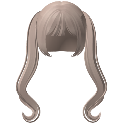 sweetest princess pigtails in light brown Roblox item