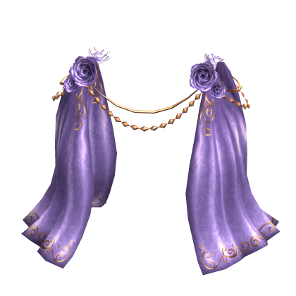 Lavender and Gold Rose Goddess Skirt (1.0)