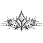 White Spiky Crown