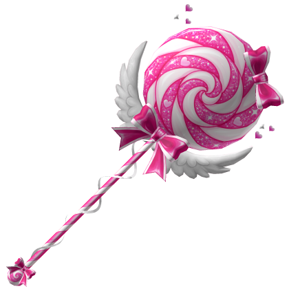Angel Princess Cute Lollipop - Hot Pink White Roblox item