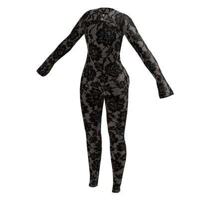 Noir Blossom Lace Suit thumbnail
